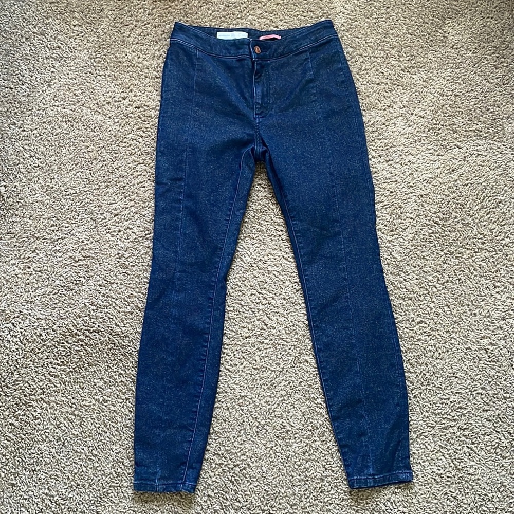 Anthropologie Pilcro Shimmer High Rise Jeans